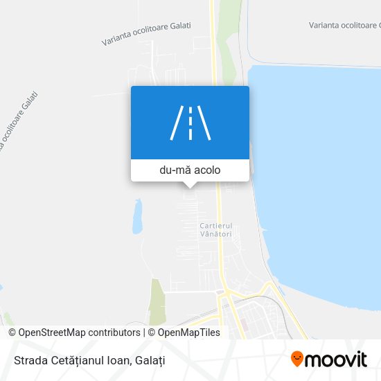 Hartă Strada Cetățianul Ioan