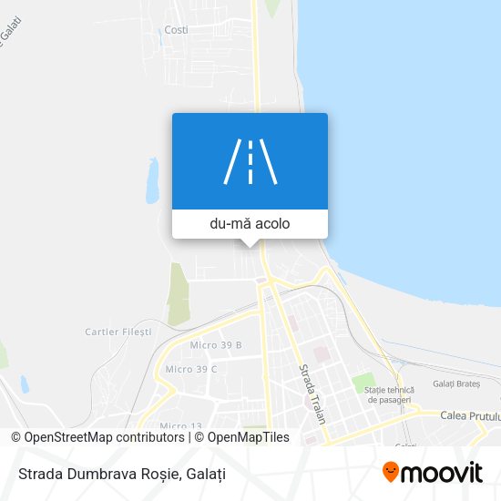 Hartă Strada Dumbrava Roșie