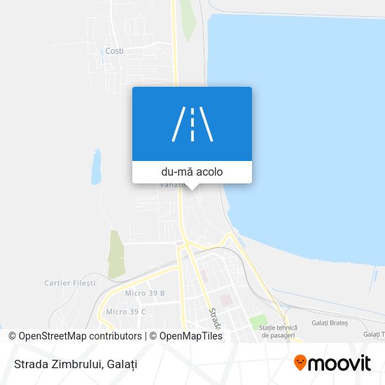 Hartă Strada Zimbrului