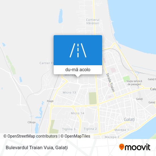 Hartă Bulevardul Traian Vuia