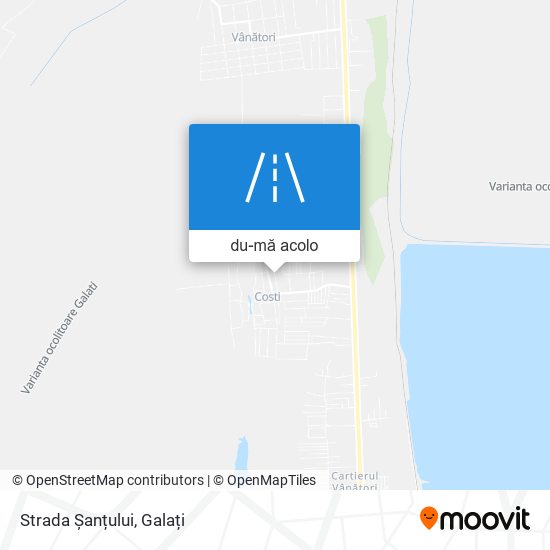 Hartă Strada Șanțului