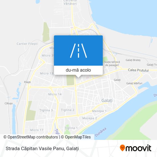 Hartă Strada Căpitan Vasile Panu