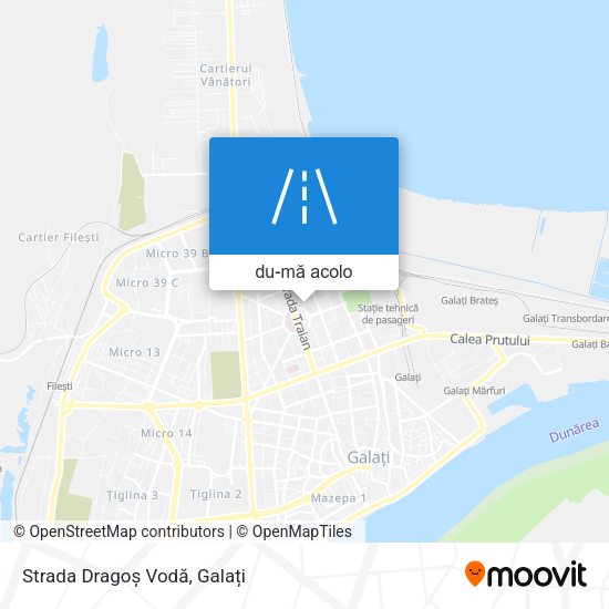 Hartă Strada Dragoș Vodă