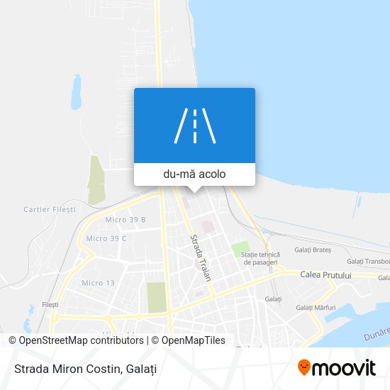 Hartă Strada Miron Costin
