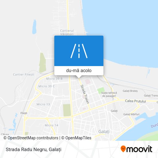 Hartă Strada Radu Negru