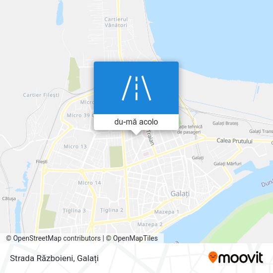Hartă Strada Războieni