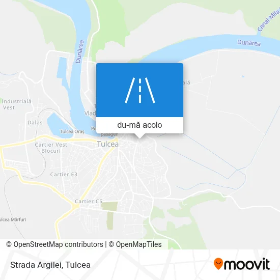 Hartă Strada Argilei