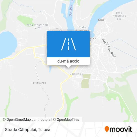 Hartă Strada Câmpului