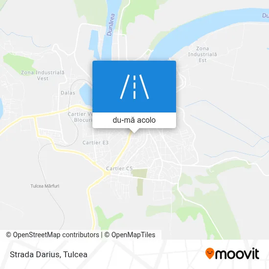 Hartă Strada Darius