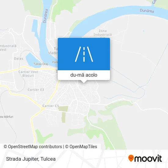 Hartă Strada Jupiter