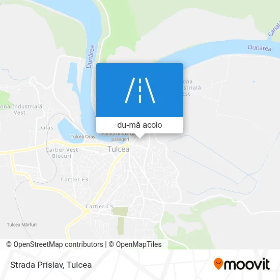 Hartă Strada Prislav