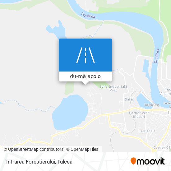 Hartă Intrarea Forestierului