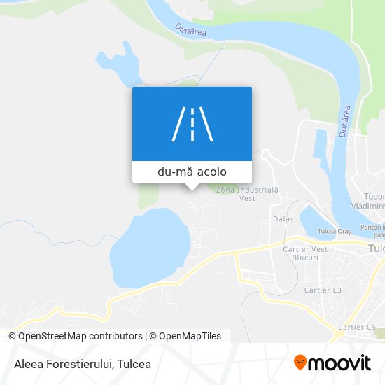 Hartă Aleea Forestierului