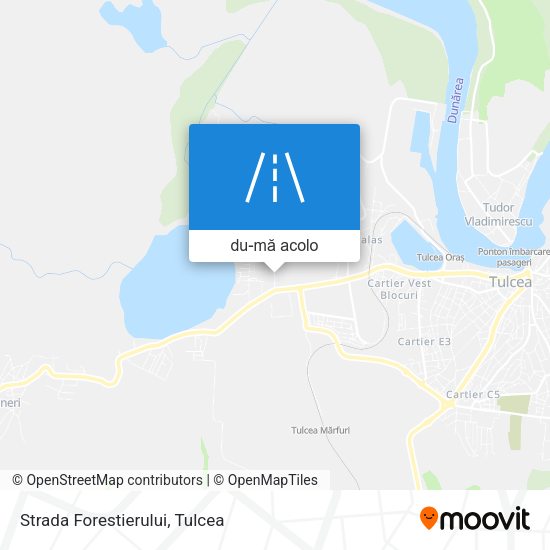 Hartă Strada Forestierului