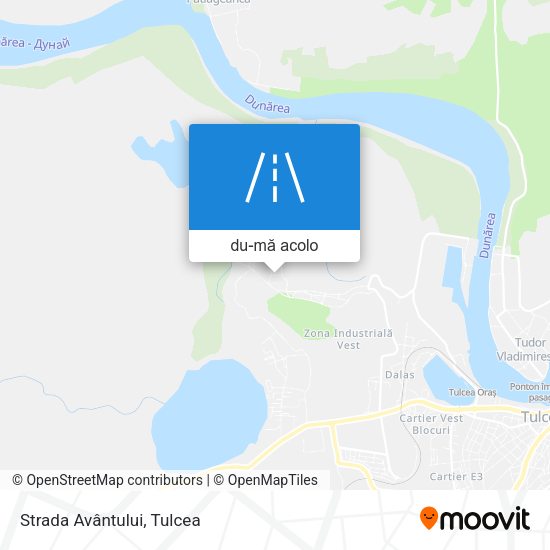 Hartă Strada Avântului