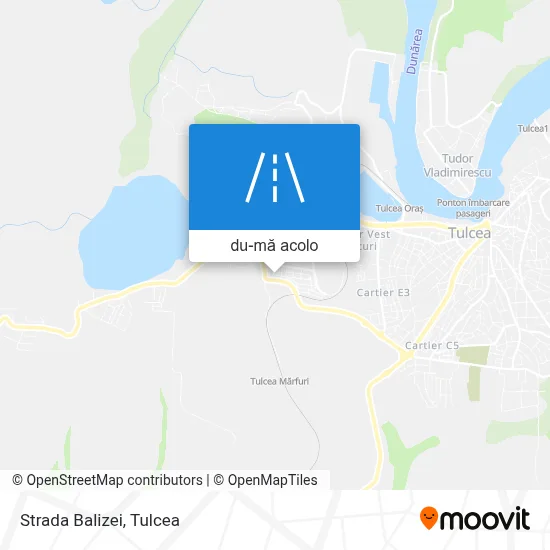 Hartă Strada Balizei