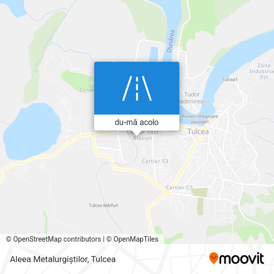 Hartă Aleea Metalurgiștilor