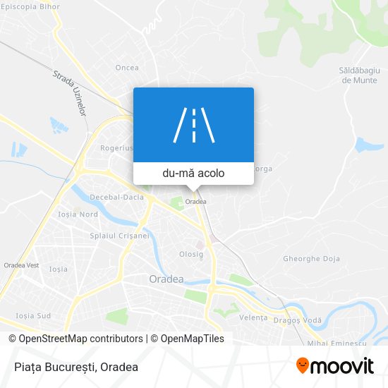 Hartă Piața București