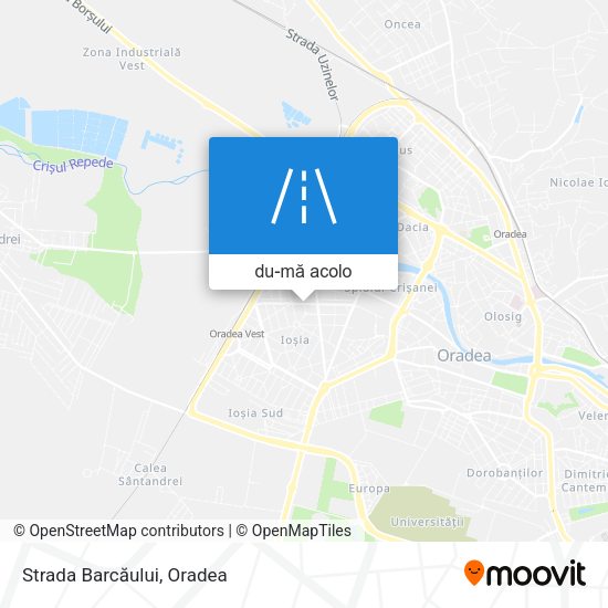 Hartă Strada Barcăului