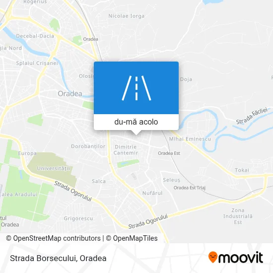Hartă Strada Borsecului