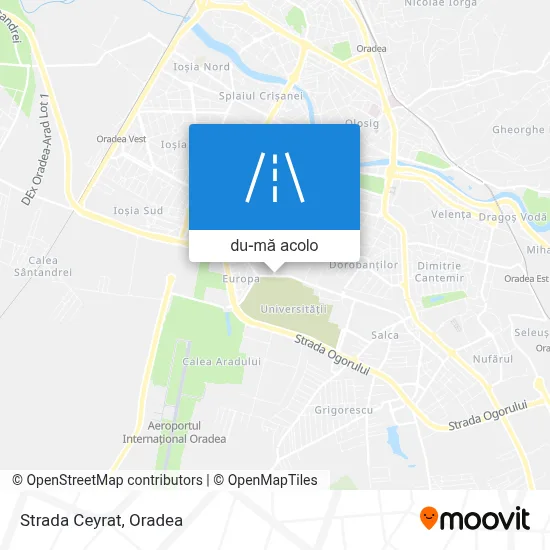 Hartă Strada Ceyrat