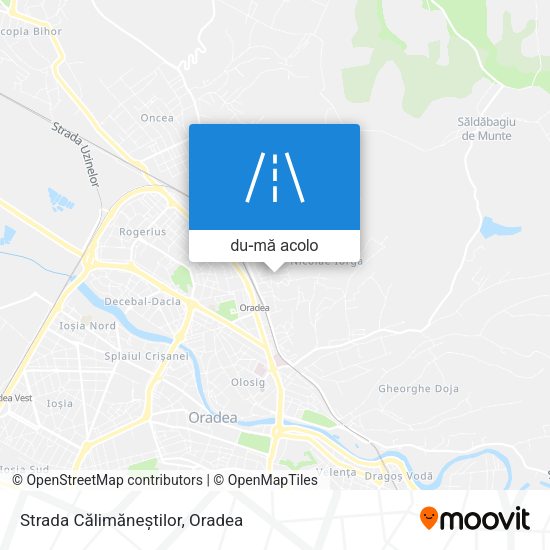 Hartă Strada Călimăneștilor