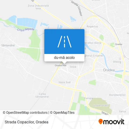 Hartă Strada Copacilor