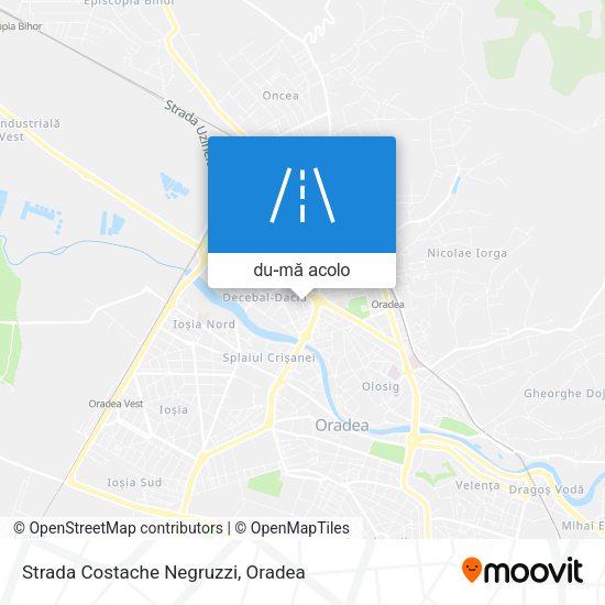 Hartă Strada Costache Negruzzi