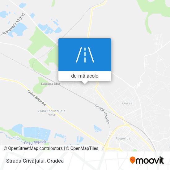 Hartă Strada Crivățului