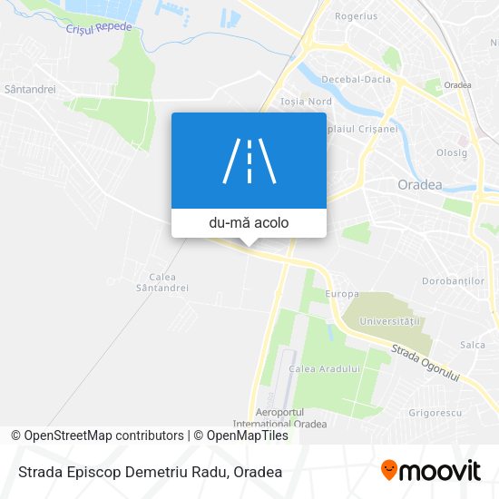 Hartă Strada Episcop Demetriu Radu