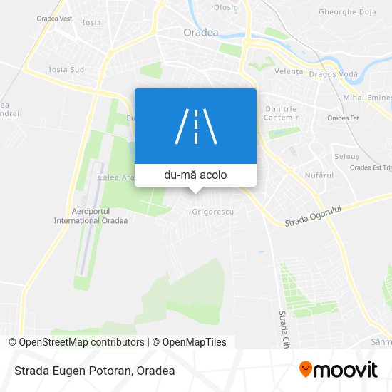 Hartă Strada Eugen Potoran