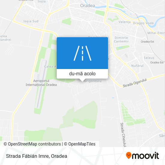 Hartă Strada Fábián Imre