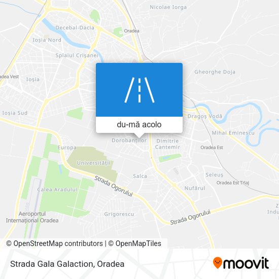 Hartă Strada Gala Galaction