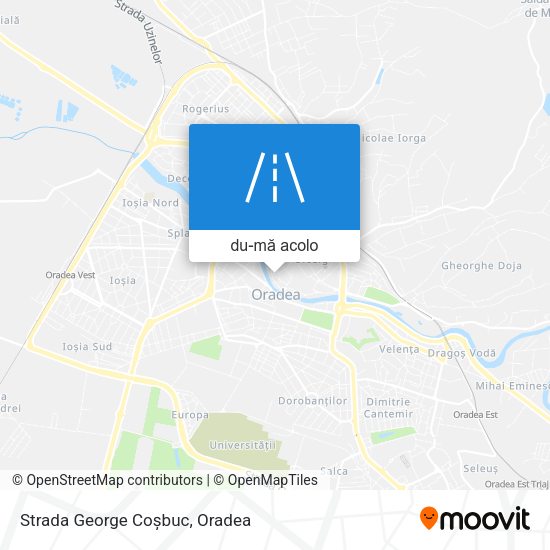 Hartă Strada George Coșbuc