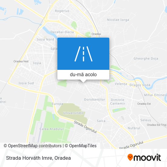Hartă Strada Horváth Imre
