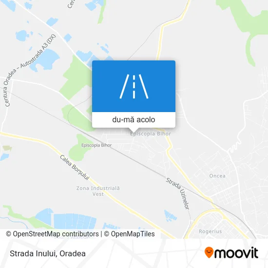 Hartă Strada Inului