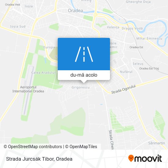 Hartă Strada Jurcsák Tibor