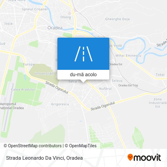 Hartă Strada Leonardo Da Vinci