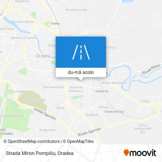Hartă Strada Miron Pompiliu