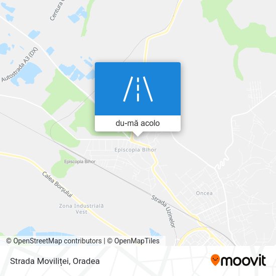 Hartă Strada Moviliței