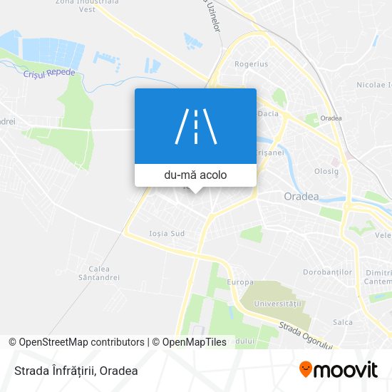 Hartă Strada Înfrățirii