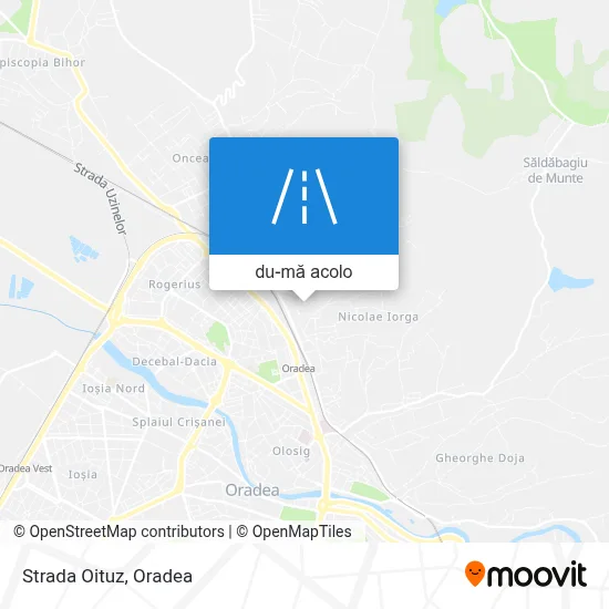 Hartă Strada Oituz