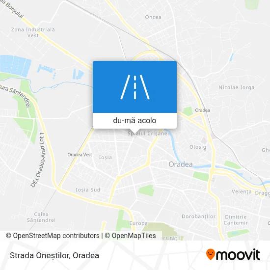 Hartă Strada Oneștilor