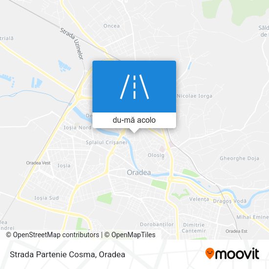 Hartă Strada Partenie Cosma