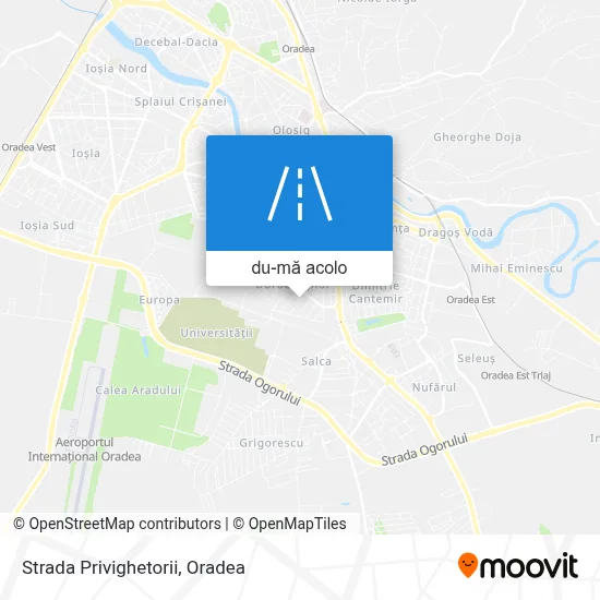 Hartă Strada Privighetorii