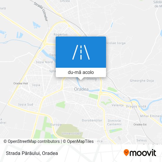 Hartă Strada Pârâului