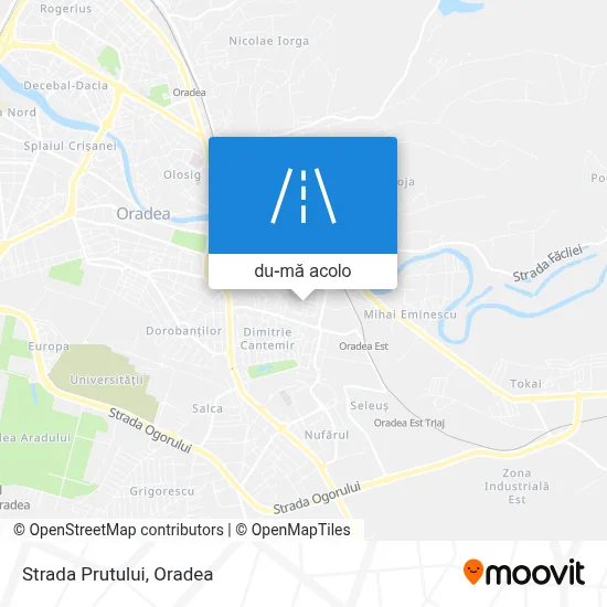 Hartă Strada Prutului