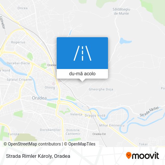 Hartă Strada Rimler Károly