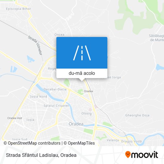 Hartă Strada Sfântul Ladislau