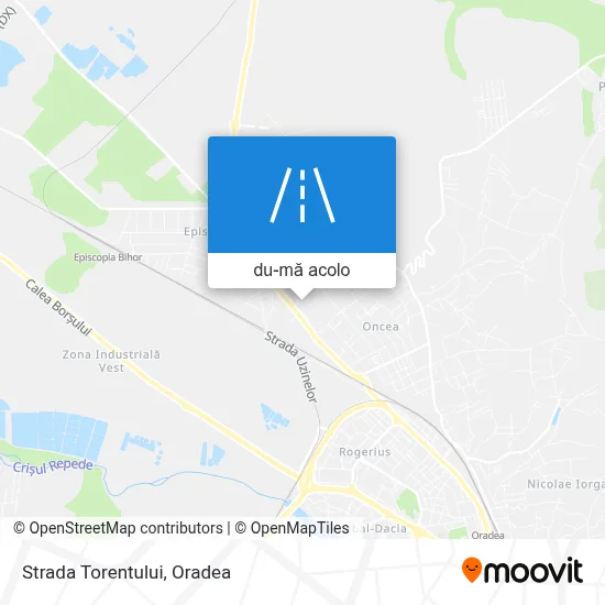 Hartă Strada Torentului